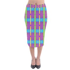 Stripes And Dots                             Velvet Pencil Skirt by LalyLauraFLM