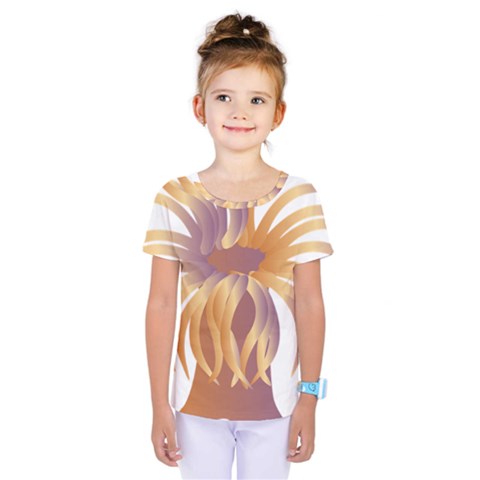 Sea Anemone Kids  One Piece Tee by Mariart