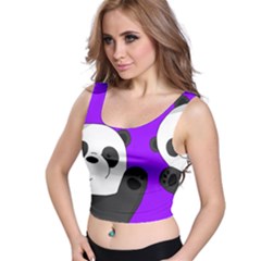 Cute Pandas Crop Top by Valentinaart