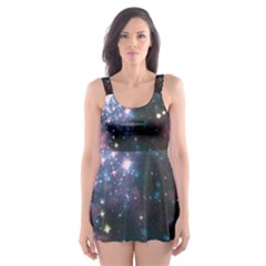 Space Colors Skater Dress Swimsuit by ValentinaDesign