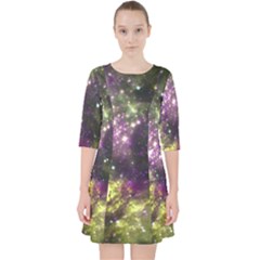 Space Colors Pocket Dress by ValentinaDesign