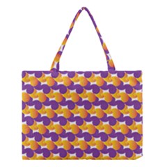 Pattern Background Purple Yellow Medium Tote Bag by Nexatart
