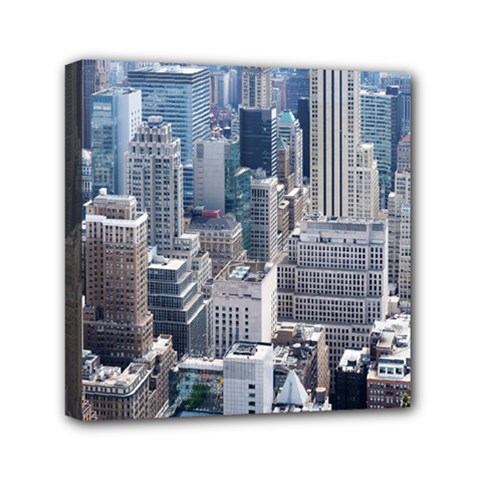 Manhattan New York City Mini Canvas 6  X 6  by Nexatart