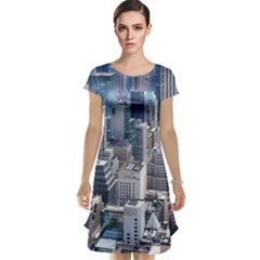 Manhattan New York City Cap Sleeve Nightdress by Nexatart