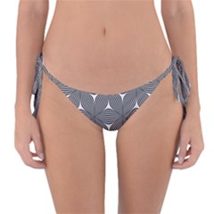 Seamless Weave Ribbon Hexagonal Reversible Bikini Bottom