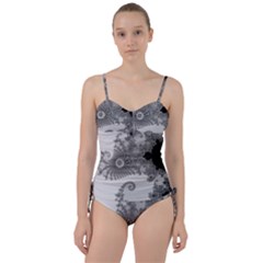 Apple Males Mandelbrot Abstract Sweetheart Tankini Set