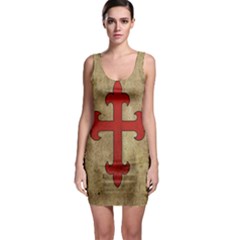 Crusader Cross Bodycon Dress by Valentinaart