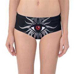 Inquisition Symbol Mid-waist Bikini Bottoms by Valentinaart