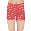 Fish bones pattern Kids Sports Shorts View1