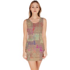 Abstract Art Bodycon Dress by ValentinaDesign