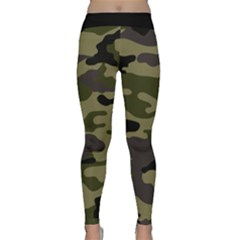 Camouflage Classic Yoga Leggings by chloesdesign