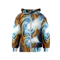A Blazar Jet In The Middle Galaxy Appear Especially Bright Kids  Zipper Hoodie by Mariart