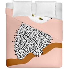 Animals Bird Owl Pink Polka Dots Duvet Cover Double Side (california King Size) by Mariart