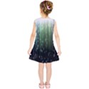 Numerical Animation Random Stripes Rainbow Space Kids  Tunic Dress View2