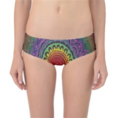 Rainbow Mandala Circle Classic Bikini Bottoms by Mariart