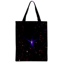 Animation Plasma Ball Going Hot Explode Bigbang Supernova Stars Shining Light Space Universe Zooming Zipper Classic Tote Bag by Mariart