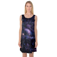 Animation Plasma Ball Going Hot Explode Bigbang Supernova Stars Shining Light Space Universe Zooming Sleeveless Satin Nightdress by Mariart