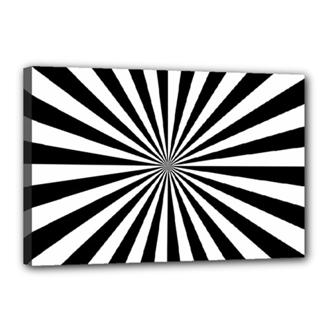 Rays Stripes Ray Laser Background Canvas 18  X 12 