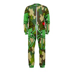 Octopus Army Ocean Marine Sea Onepiece Jumpsuit (kids) by Nexatart