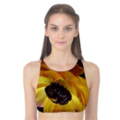 Ranunculus Yellow Orange Blossom Tank Bikini Top by Nexatart