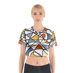 Abstract Background Abstract Cotton Crop Top