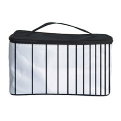 Fence Line Black Cosmetic Storage Case by Mariart