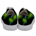 Gas Yellow Falling Into Black Hole Kids  Low Top Canvas Sneakers View4