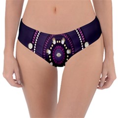 Mandalarium Hires Hand Eye Purple Reversible Classic Bikini Bottoms by Mariart