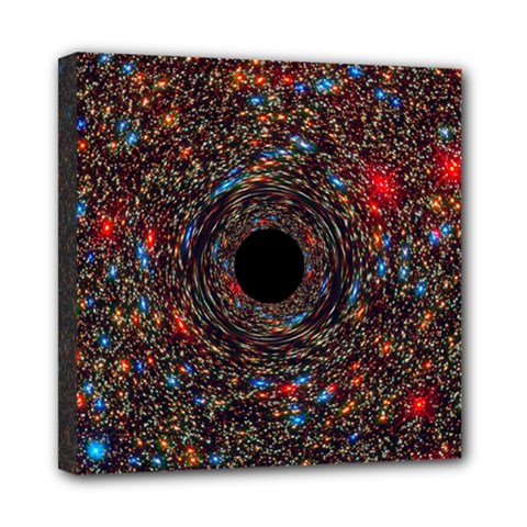 Space Star Light Black Hole Mini Canvas 8  X 8  by Mariart