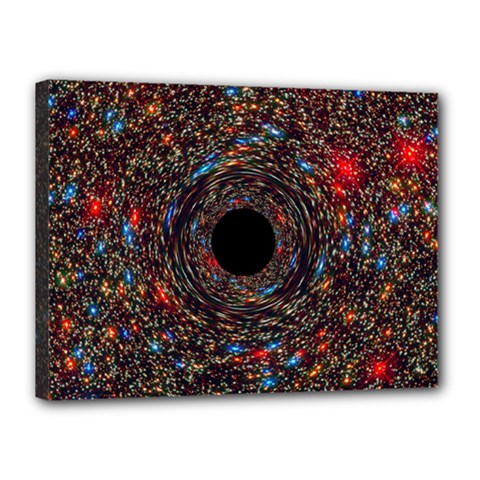 Space Star Light Black Hole Canvas 16  X 12  by Mariart