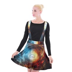 Supermassive Black Hole Galaxy Is Hidden Behind Worldwide Network Suspender Skater Skirt by Mariart