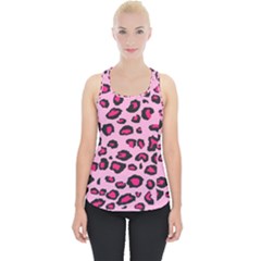 Pink Leopard Piece Up Tank Top by TRENDYcouture