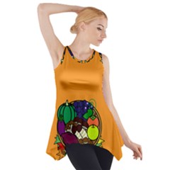 Healthy Vegetables Food Side Drop Tank Tunic by Mariart