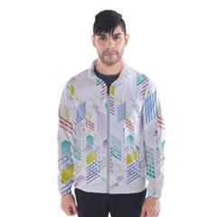 Layer Capital City Building Wind Breaker (men) by Mariart