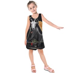 Spiritual Goat Kids  Sleeveless Dress by Valentinaart