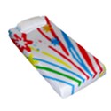 Fireworks Rainbow Flower Fitted Sheet (Single Size) View2