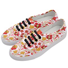 Wreaths Flower Floral Sexy Red Sunflower Star Rose Women s Classic Low Top Sneakers by Mariart