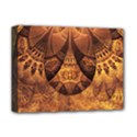Beautiful Gold And Brown Honeycomb Fractal Beehive Deluxe Canvas 16  x 12   View1