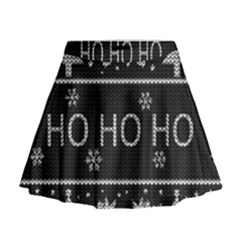 Ugly Christmas Sweater Mini Flare Skirt