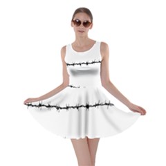 Barbed Wire Black Skater Dress by Mariart