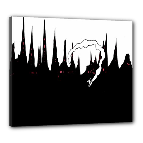City History Speedrunning Canvas 24  X 20  by Mariart
