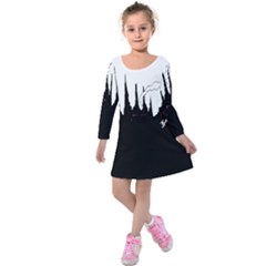 City History Speedrunning Kids  Long Sleeve Velvet Dress by Mariart