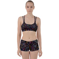 Features Illustration Women s Sports Set