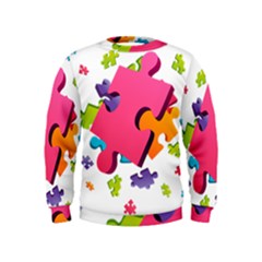 Passel Picture Green Pink Blue Sexy Game Kids  Sweatshirt by Mariart