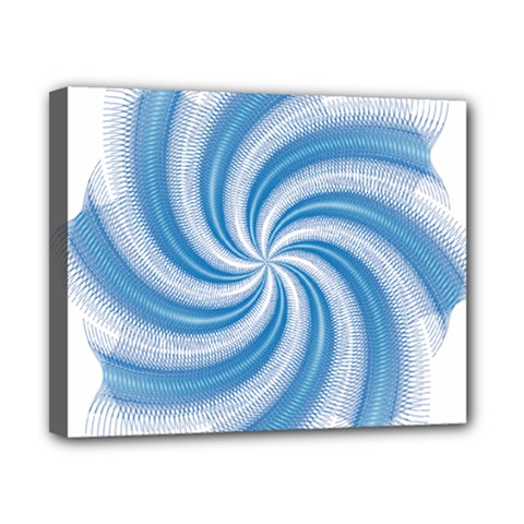 Prismatic Hole Blue Canvas 10  X 8  by Mariart