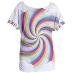 Prismatic Hole Rainbow Women s Oversized Tee by Mariart