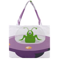 Ufo Mini Tote Bag by Celenk