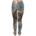 Kaleidoscopic Design Elegant Star Brown Turquoise Women s Tights View2