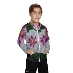 Floral Soft Pink Flower Photography Peony Rose Wind Breaker (kids)