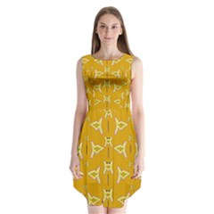 Fishes Talking About Love And   Yellow Stuff Sleeveless Chiffon Dress   by pepitasart